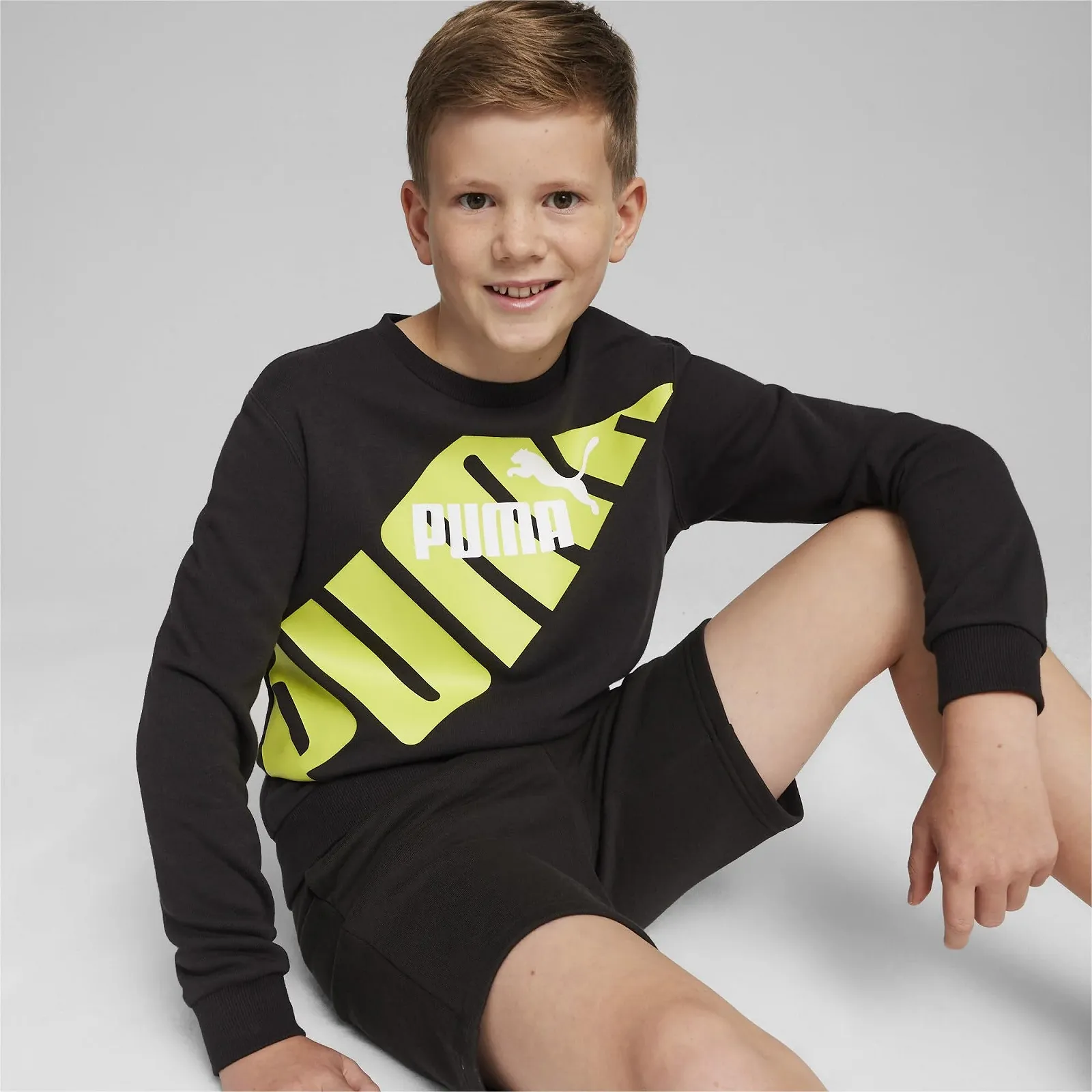 Кофта PUMA Unisex Power Graphic Crew Tr B, фото №3