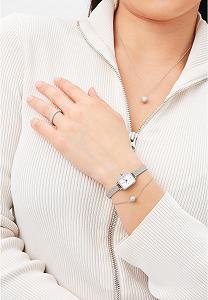 Годинник Daniel Wellington Quadro One Size Нержавіюча сталь 316L з PVD покриттям Рожеве золото Срібло synthetic.ua - Фото 1