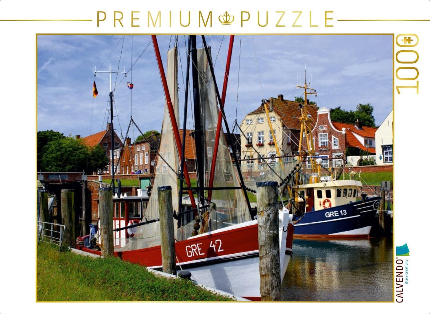 Пазл CALVENDO Fishing Harbour Greetsiel, East Frisia 1000 элементов 64 x 48 см, фото №1 Пазл CALVENDO Fishing Harbour Greetsiel, East Frisia 1000 элементов 64 x 48 см, фото №1