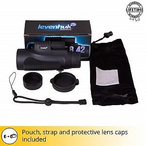 Подзорная труба Levenhuk Wise 8x42 с многослойным покрытием BaK-4 для ярких и четких изображений synthetic.ua - Фото 1