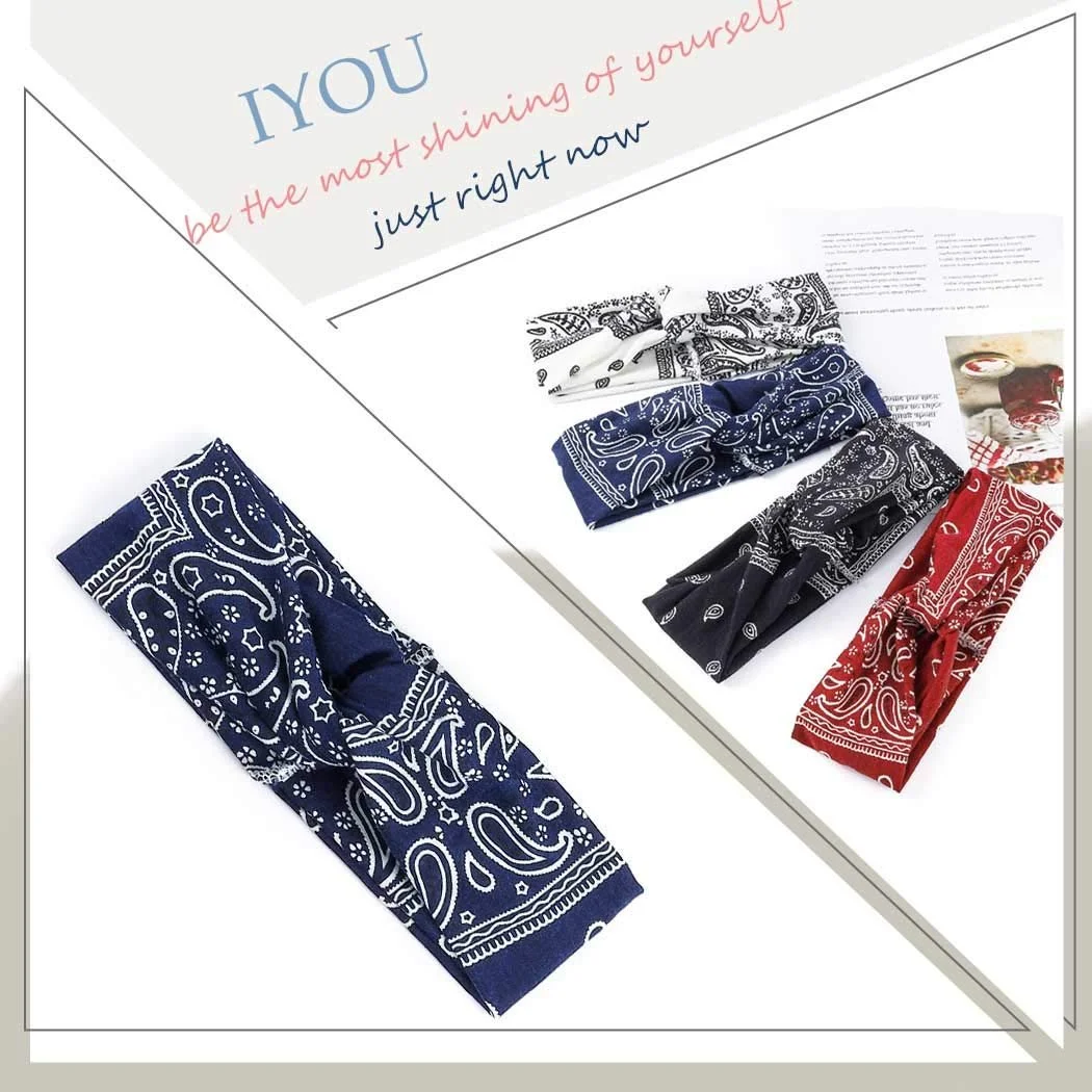 Пов'язка на голову IYOU Cross Boho Чорний, фото №5 Пов'язка на голову IYOU Cross Boho Чорний, фото №5