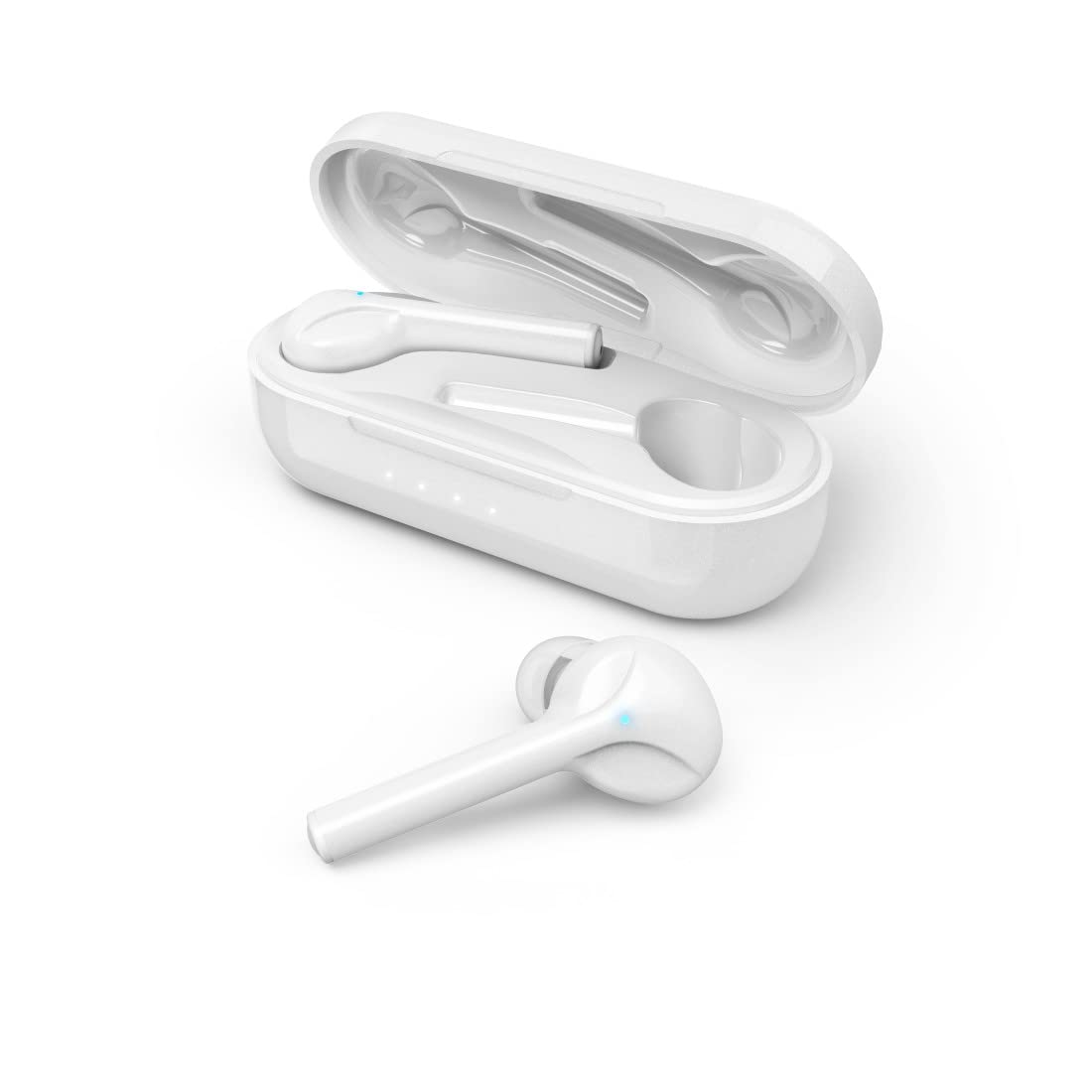 Навушники Hama Spirit Go Bluetooth Внутрішньовушні З мікрофоном Бездротові Вкладиші зі станцією зарядки Ультралегкі Час роботи 20 годин Білі, фото №1