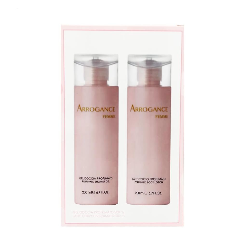 Подарунковий набір Arrogance Femme Гель для душу та молочко для тіла 200 мл, фото №3 Подарунковий набір Arrogance Femme Гель для душу та молочко для тіла 200 мл, фото №3