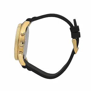 Часы Maserati Мужские Sfida Collection Нержавеющая сталь Желтое золото PVD Силикон с силиконовым ремешком - R8871640001, черный, размер Unit, лента synthetic.ua - Фото 1