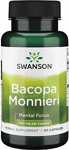 Экстракт Бакопы Монье Swanson Bacopa Monnieri 250 mg 90 caps