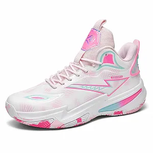 Высокие баскетбольные кроссовки Кроссовки Модные нескользящие дышащие кроссовки - Фото 1