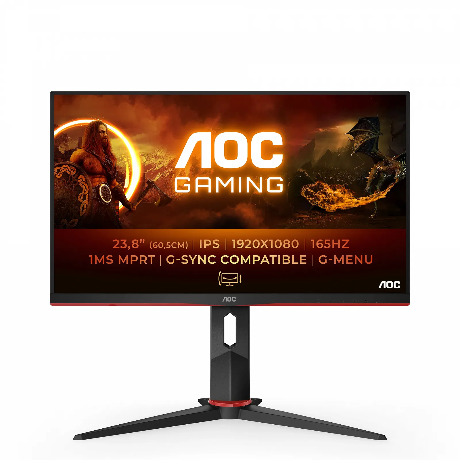 Монитор 24" AOC 24G2SP Full HD IPS 165 Гц, фото №1