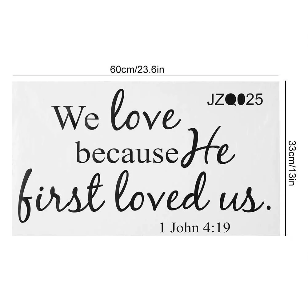 Наклейка на стіну Pilipane Біблійний вірш Християнська цитата ПВХ Релігійний декор, фото №6