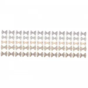 Украшения для ногтей 150 шт. Стразы и банты для творческого дизайна ногтей. Украшение для искусственных и натуральных ногтей - Фото 1