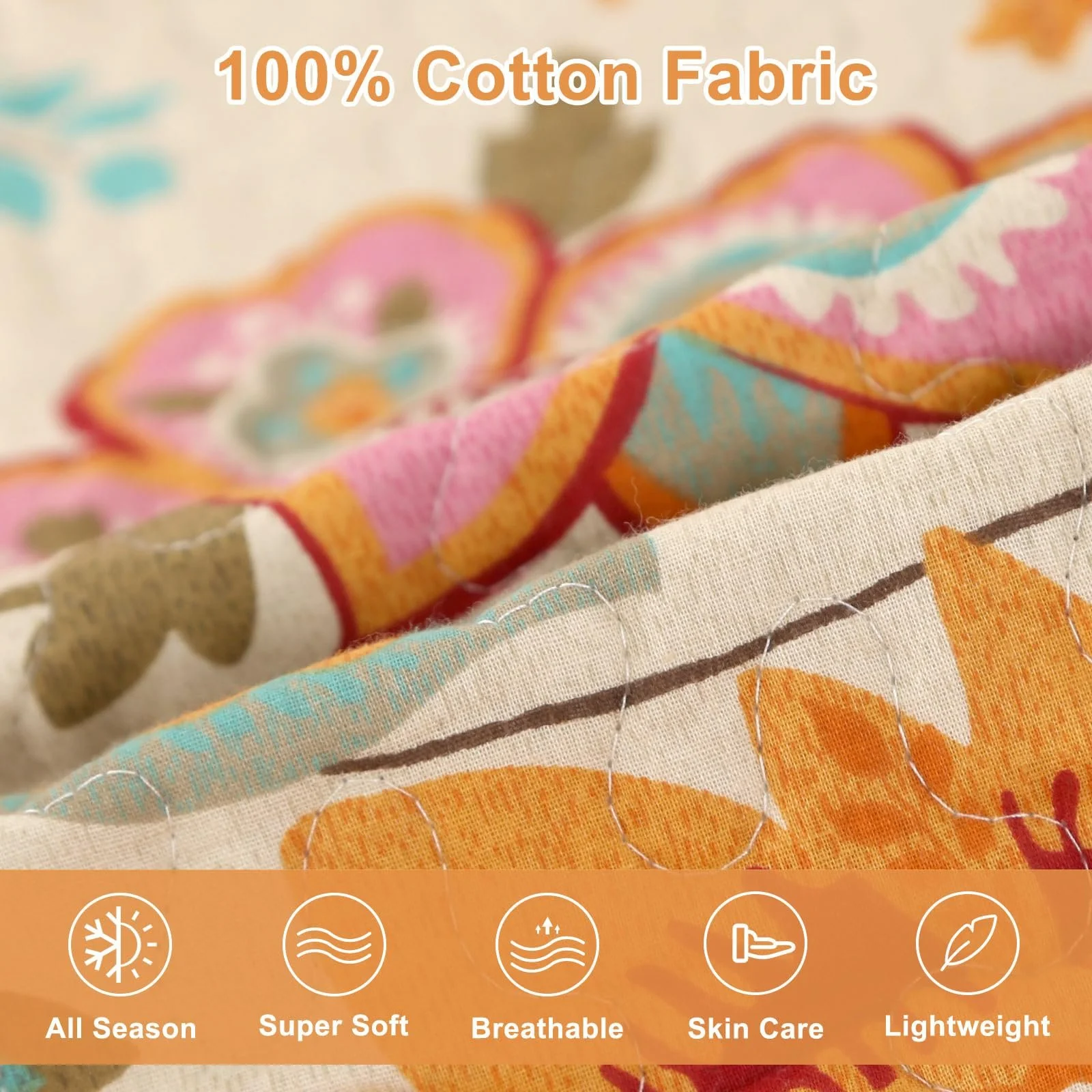 Покрывало Qucover Многоцветный 140 x 200 см, фото №3