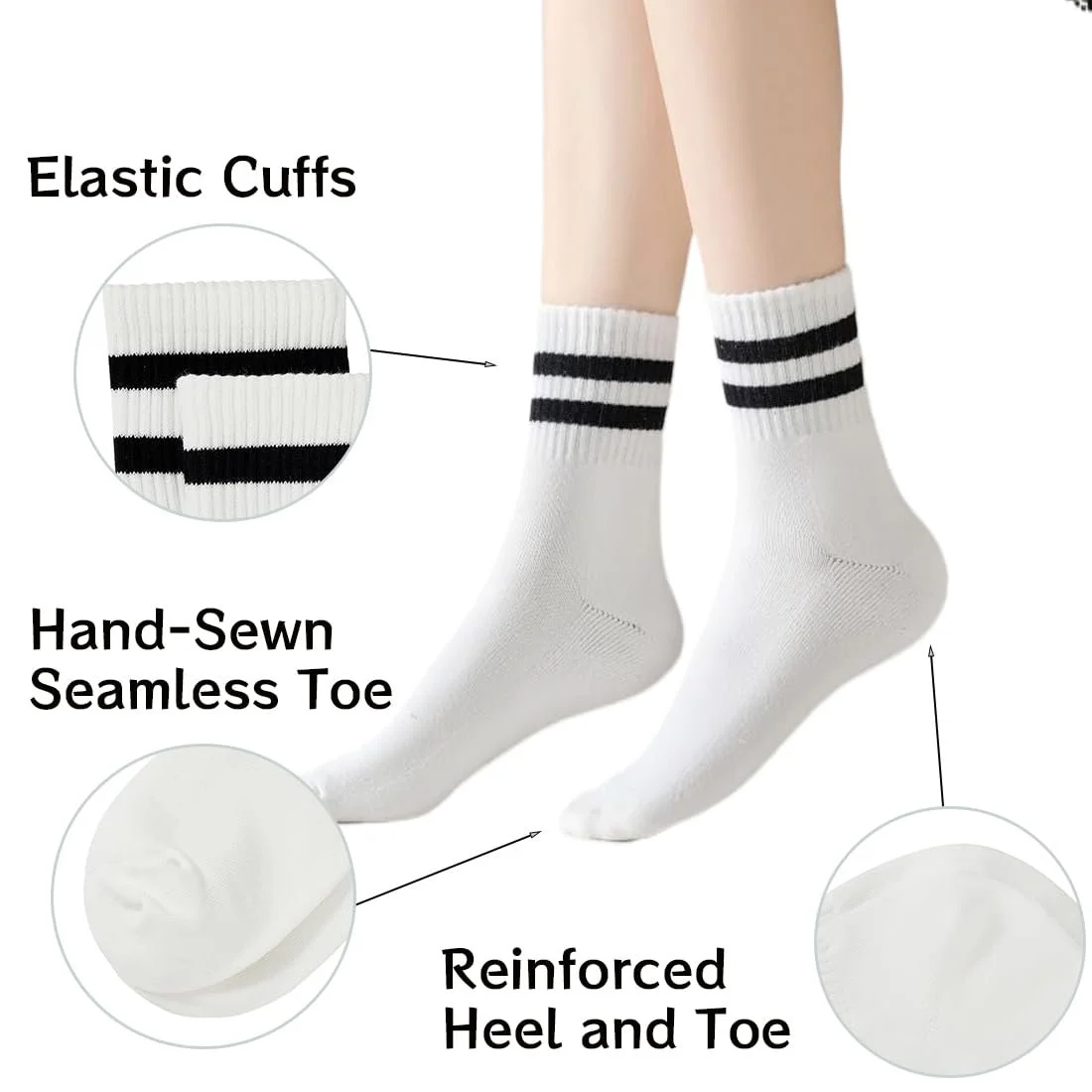 Спортивні шкарпетки з смужками 35-41 Бавовняні, 6 пар, фото №5