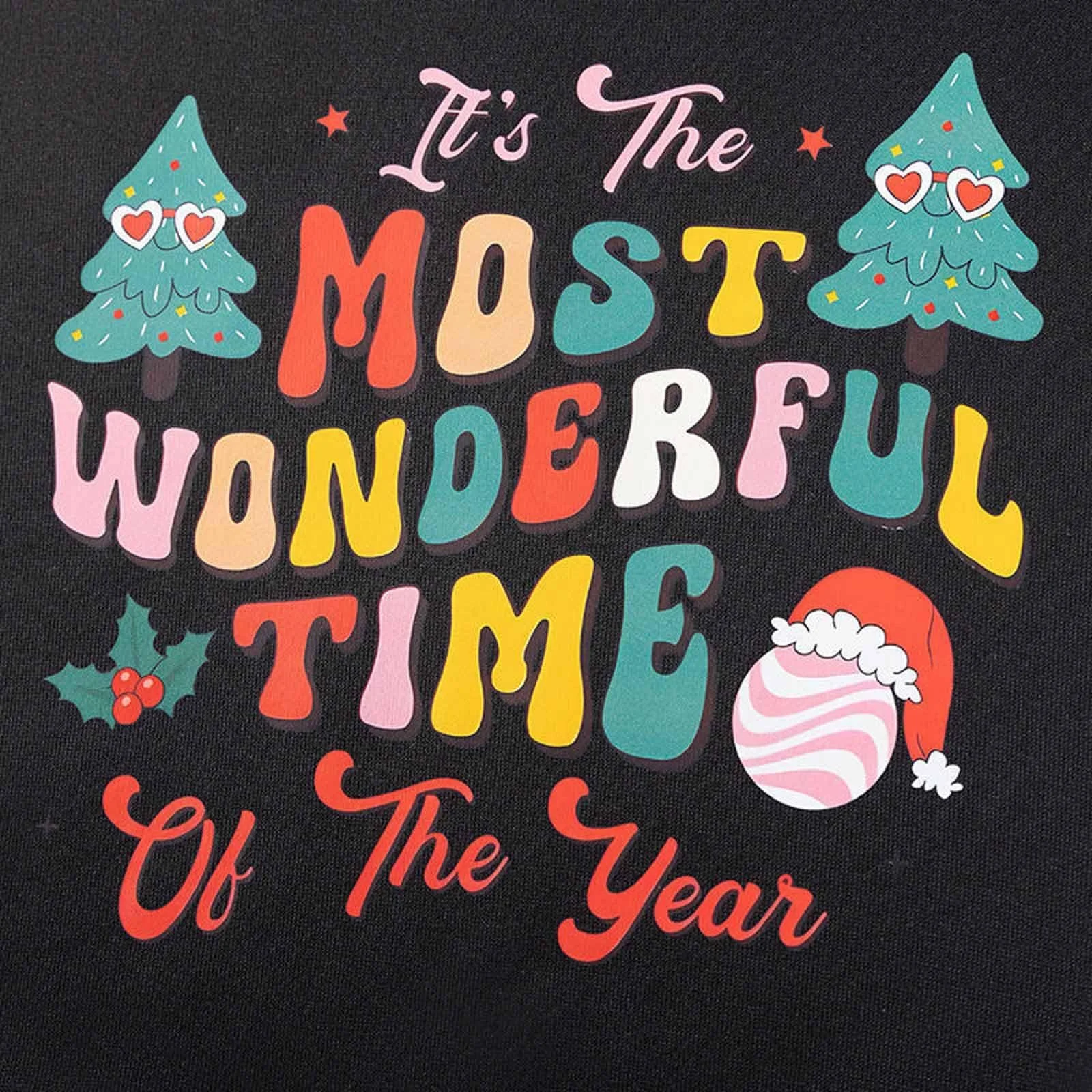 Пуловер для девочки с длинными рукавами и круглым вырезом, мягкая флисовая кофта с принтом для детей и подростков, фото №5