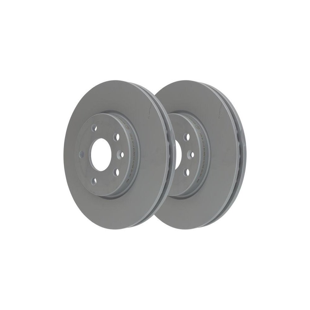 Тормозной диск ATE 24.0126-0187.1 передняя ось, фото №2