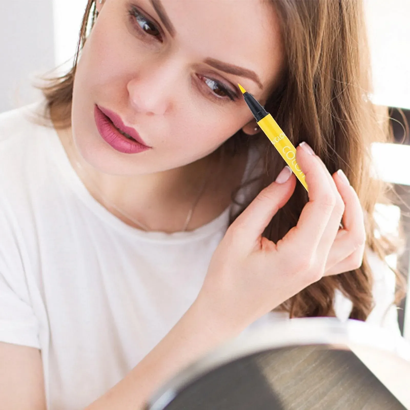 Жидкая Подводка для глаз Glow Neon Fowybe, фото №7