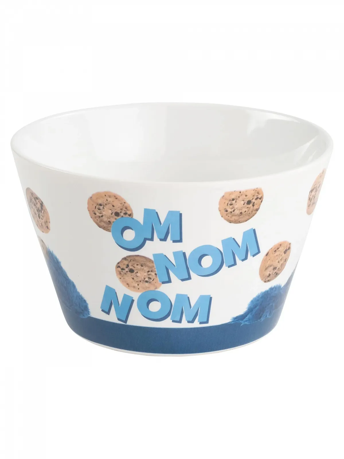 Миска United Labels Sesame Street Cookie Monster Om Nom Nom Cookie Cereal Porcelain 500 мл Белый, фото №3 Миска United Labels Sesame Street Cookie Monster Om Nom Nom Cookie Cereal Porcelain 500 мл Белый, фото №3