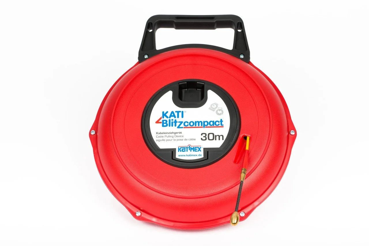 Комплект для прокладки кабелей Katimex Kati Blitz Compact / 30 м / диаметр 3 мм / Red, фото №1 Комплект для прокладки кабелей Katimex Kati Blitz Compact / 30 м / диаметр 3 мм / Red, фото №1