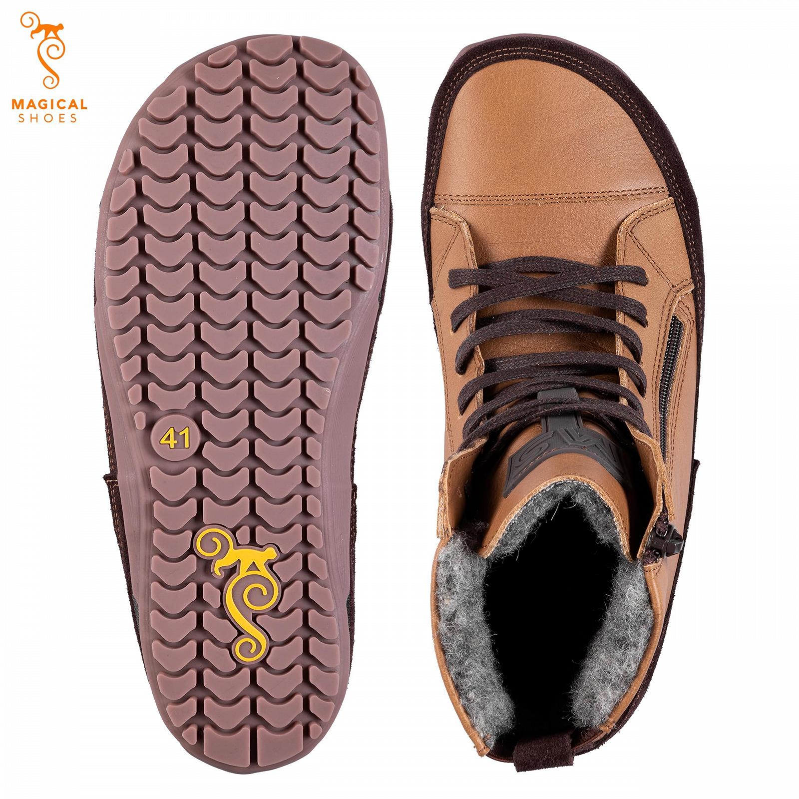 Черевики Magical Shoes Alaskan Lined Barefoot чоловічі та жіночі шкіряні на шнурівці, фото №2