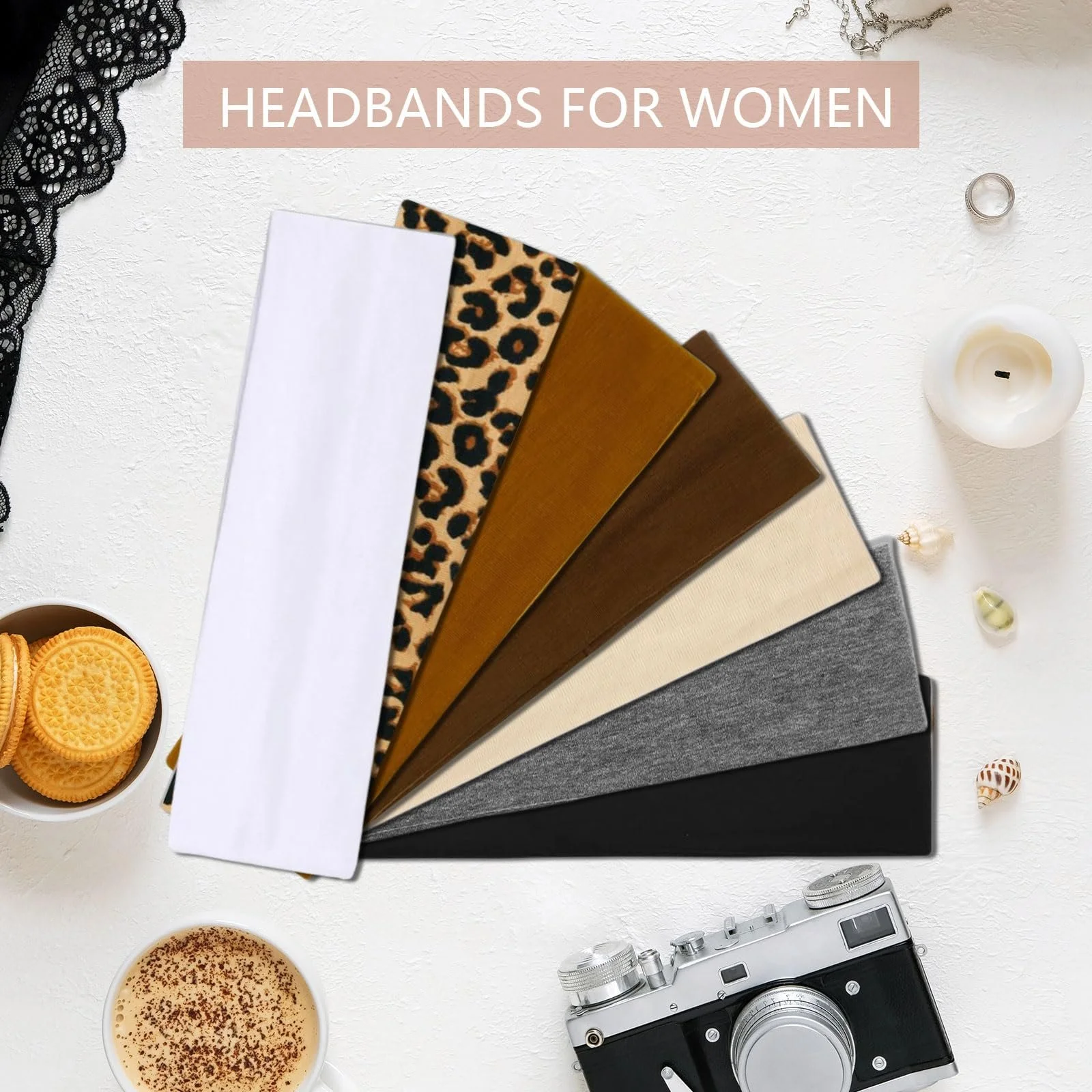 Повязка на голову GlamRays, 7 штук, фото №4