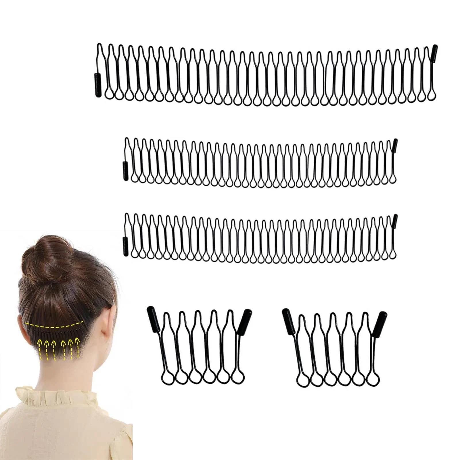 Набір з 5 жіночих обручів для волосся, фото №1