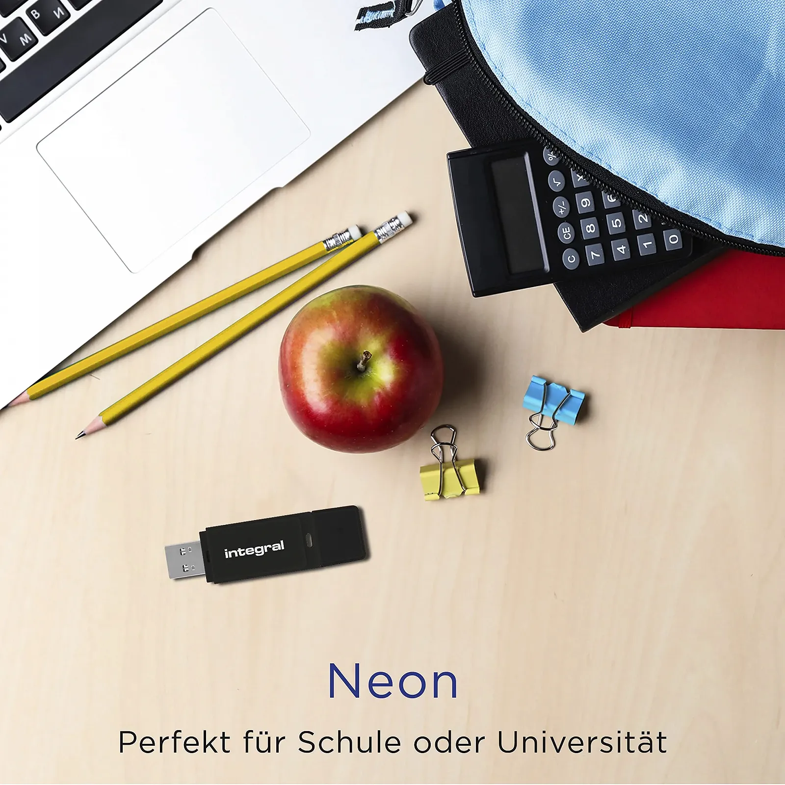 USB-накопичувач Integral Neon 64 GB USB 2.0 5 шт. Black/Pink/Yellow/Orange/Blue, фото №5
