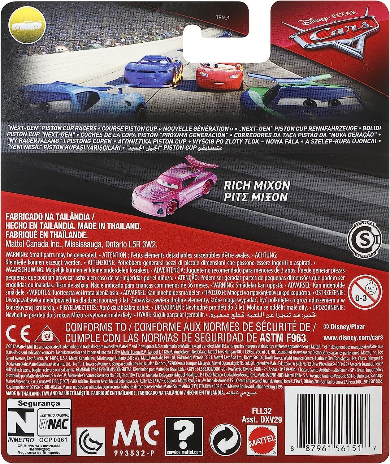 Литой автомобиль Mattel Disney Cars Rich Mixon, фото №5