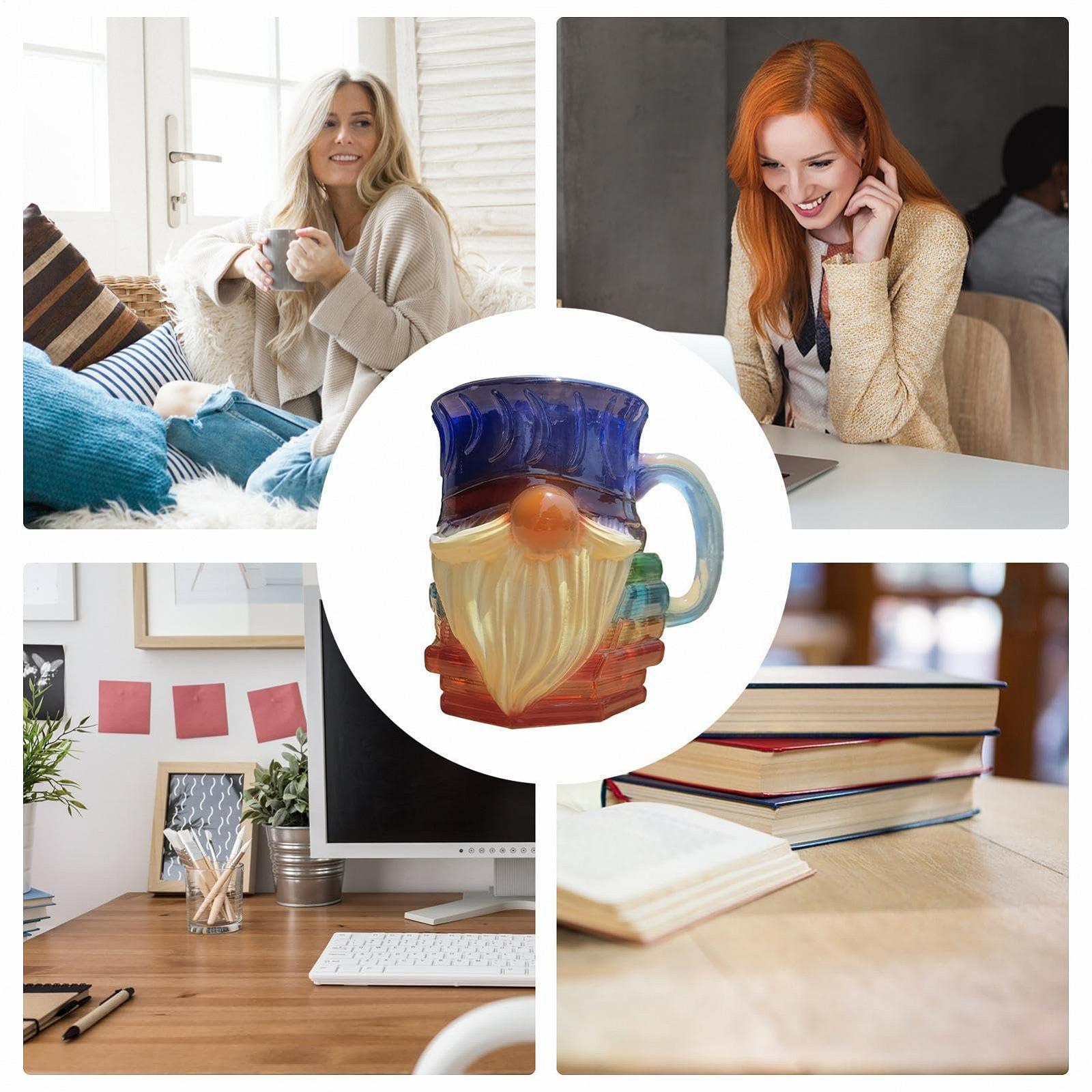 Кружка Painted Book, 3D Оригинальный дизайн раскрашенной книги, Разноцветные штабелируемые сосуды для питья, Креативная коллекция для кухни, праздников, дня рождения, идея для подарка, фото №4