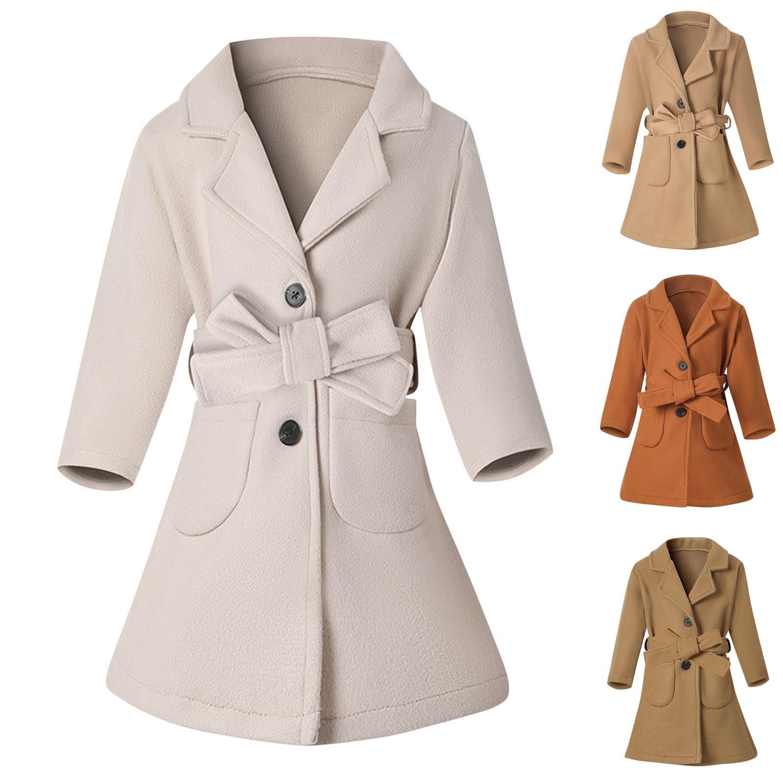 Пальто Ybing Довге Однотонне Тренч Slim Fit Вітровка з поясом ґудзиками, фото №2