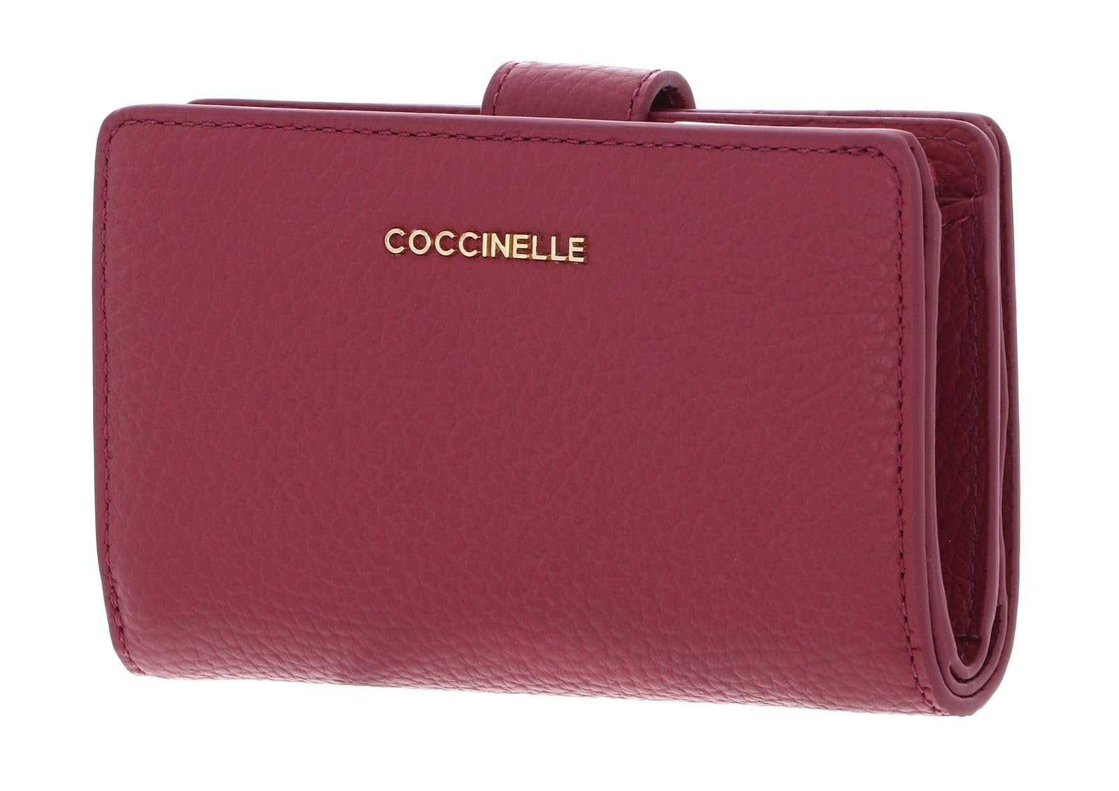 Кошелек Coccinelle Metallic Soft Medium для женщин, Rosewood, стандартный размер, Modern, фото №1