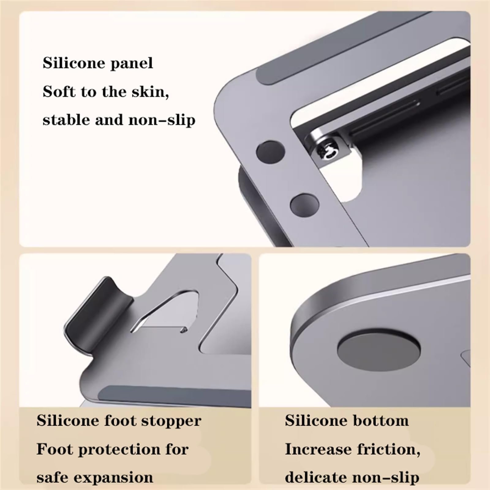 Подставка для ноутбука Настольная до 17 дюймов, фото №3 Подставка для ноутбука Настольная до 17 дюймов, фото №3