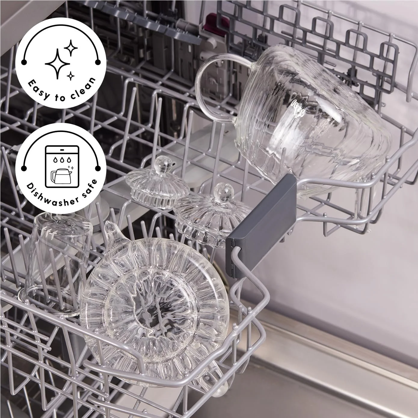 Чайник-заварник скляний Karaca Lori 0.6 1.2 літра, фото №8 Чайник-заварник скляний Karaca Lori 0.6 1.2 літра, фото №8