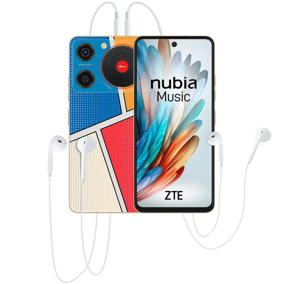 Смартфон ZTE Nubia Music Pop Art 4/128GB 6,6" 90 Гц HD+, фото №5 Смартфон ZTE Nubia Music Pop Art 4/128GB 6,6" 90 Гц HD+, фото №5