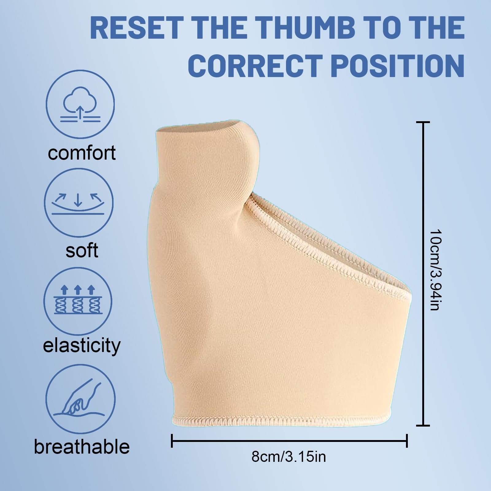 Шкарпетки для корекції великого пальця стопи Hallux Valgus, корекція молоткоподібного пальця та захист, фото №3