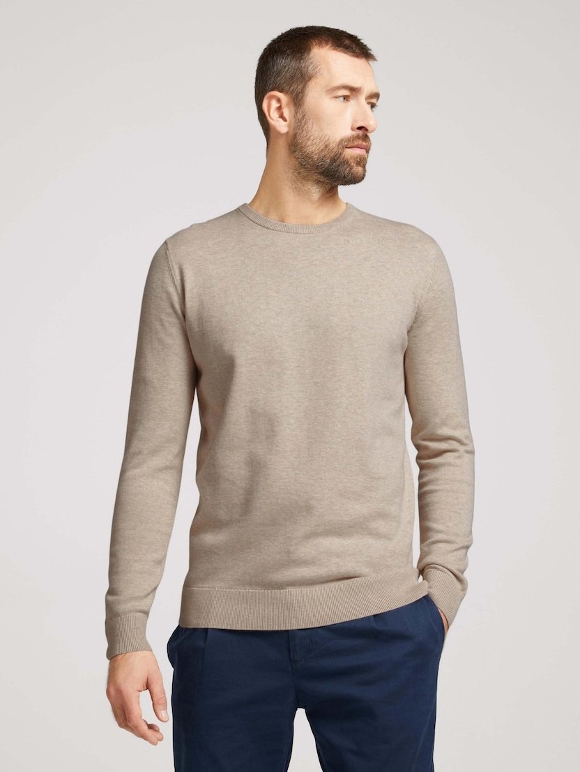 Джемпер Tom Tailor basic crew neck sweater XXL, фото №1