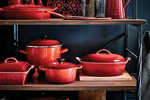 Кастрюля Le Creuset 71005340170002 квадратная керамическая с крышкой Карибский голубой synthetic.ua - Фото 1