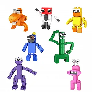 Набір міні-фігурок Rainbow Friends 7 штук Multi-coloured - Фото 1