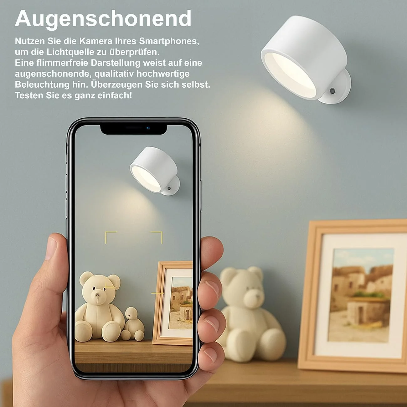 Настольная лампа Lunartec 3-в-1 Набор 2 шт. Магнитная Аккумуляторная USB-C 1200 мАч, фото №5