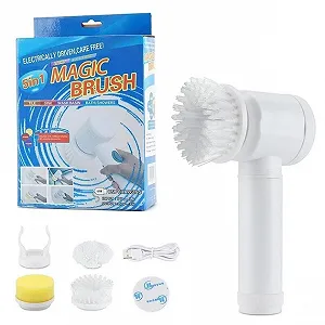 Электрическая щетка для мытья посуды ванной раковины Magic Brush - Фото 1