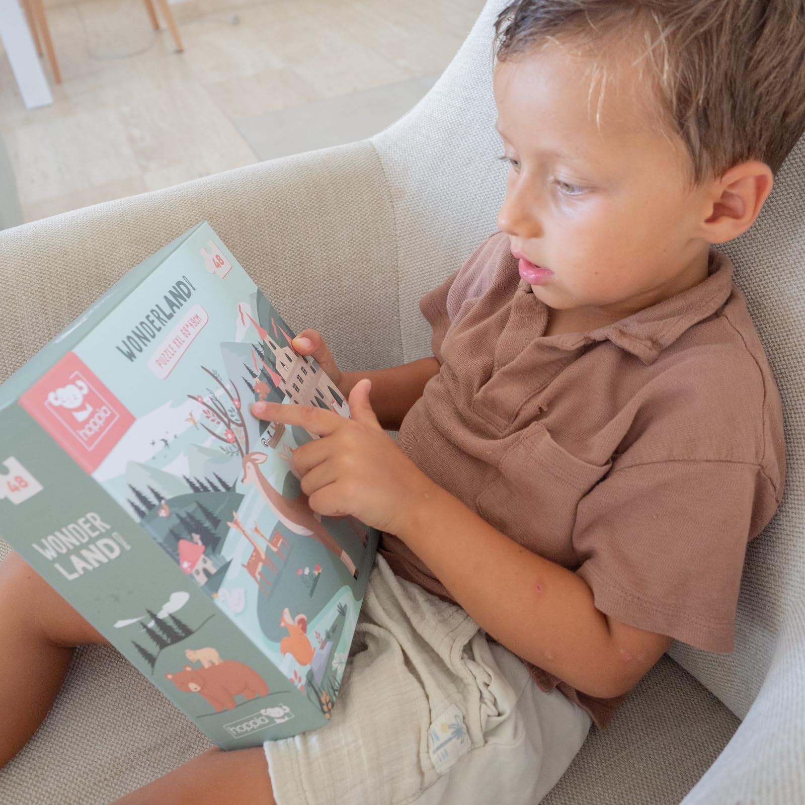 Пазл Hoppla Wonderland XL 48 деталей 69 x 49 см, фото №2