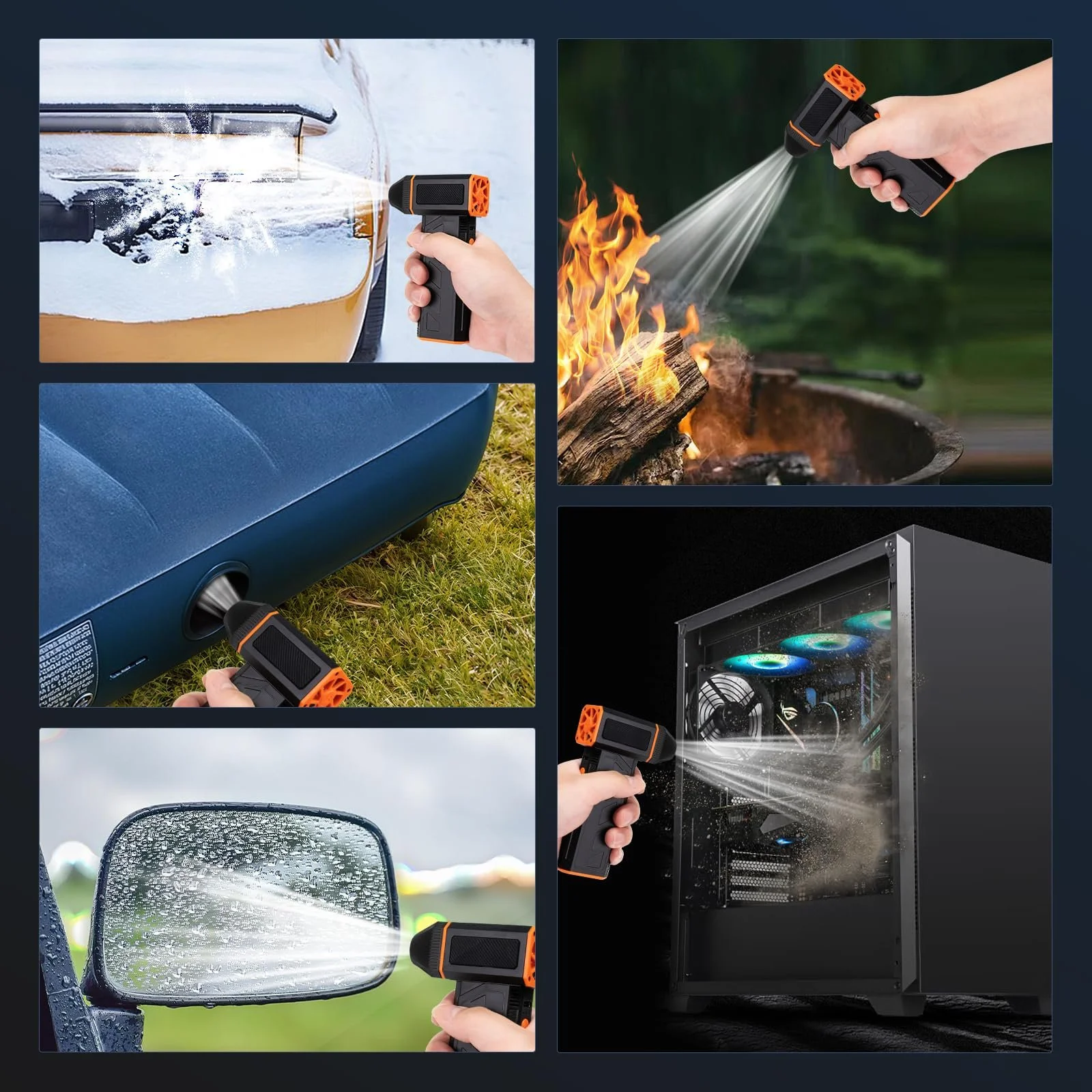 Електрична повітродувка 130,000 RPM 3 швидкості, фото №2 Електрична повітродувка 130,000 RPM 3 швидкості, фото №2