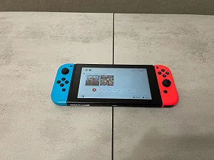 Портативна ігрова приставка  Nintendo Switch HAC-001-01 Neon Blue-Red - Фото 1