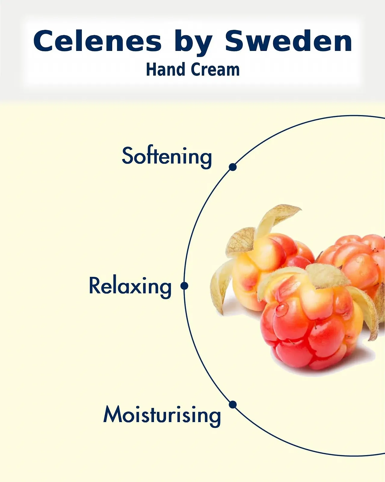 Крем для рук Celenes by Sweden Intensive З екстрактом морошки 75 мл (2 шт. в упаковці), фото №7