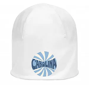 Купить Шапка Carolina Retro Blue Ball Logo Унисекс из тонкого эластичного хлопка Белая - Фото 1 Шапка Carolina Retro Blue Ball Logo Унисекс из тонкого эластичного хлопка Белая - Фото 1
