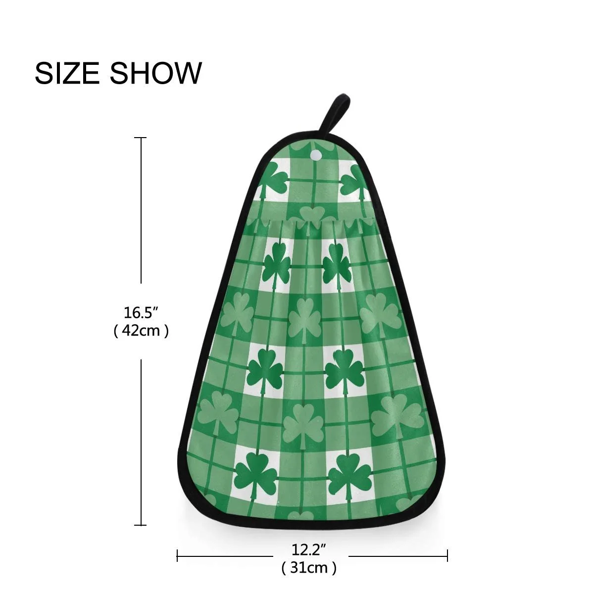 Полотенце St Patrick's Day Clover впитывающее быстросохнущее 42 x 31 см, фото №6
