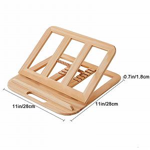 Портативная Деревянная Подставка для Ноутбука Регулируемая Полая Конструкция для Оптимального Рассеивания Тепла Складная и Многоугольная Коричневый synthetic.ua - Фото 1
