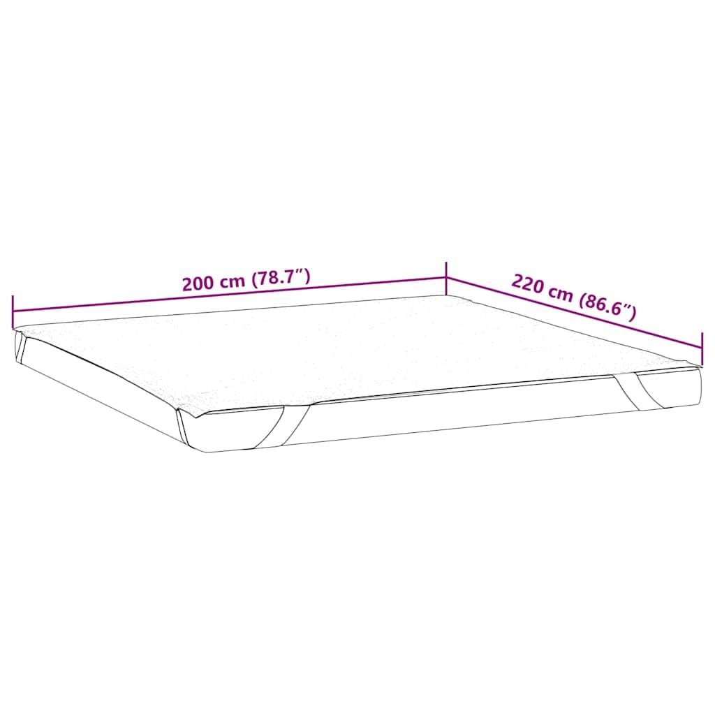 Наматрасник Betten & Zubeh белого цвета, 200 x 220 см, водонепроницаемый, фото №7