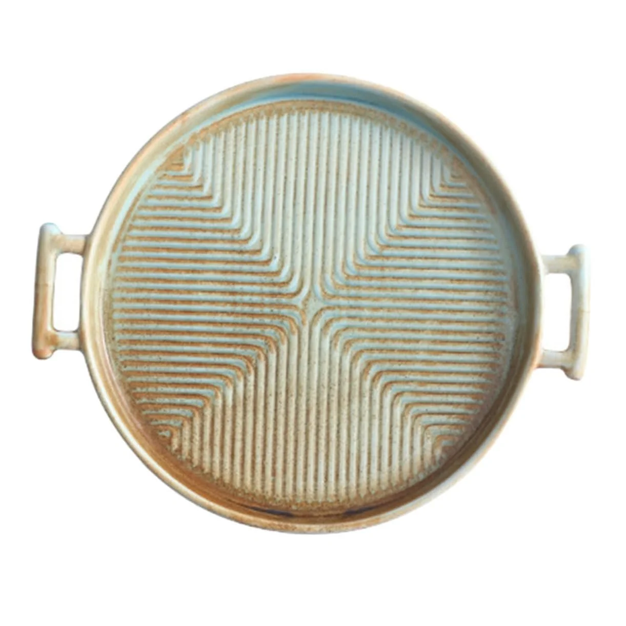 Форма для запікання GALPADA Керамічна 8.75 дюймів Ретро з ручками, фото №1