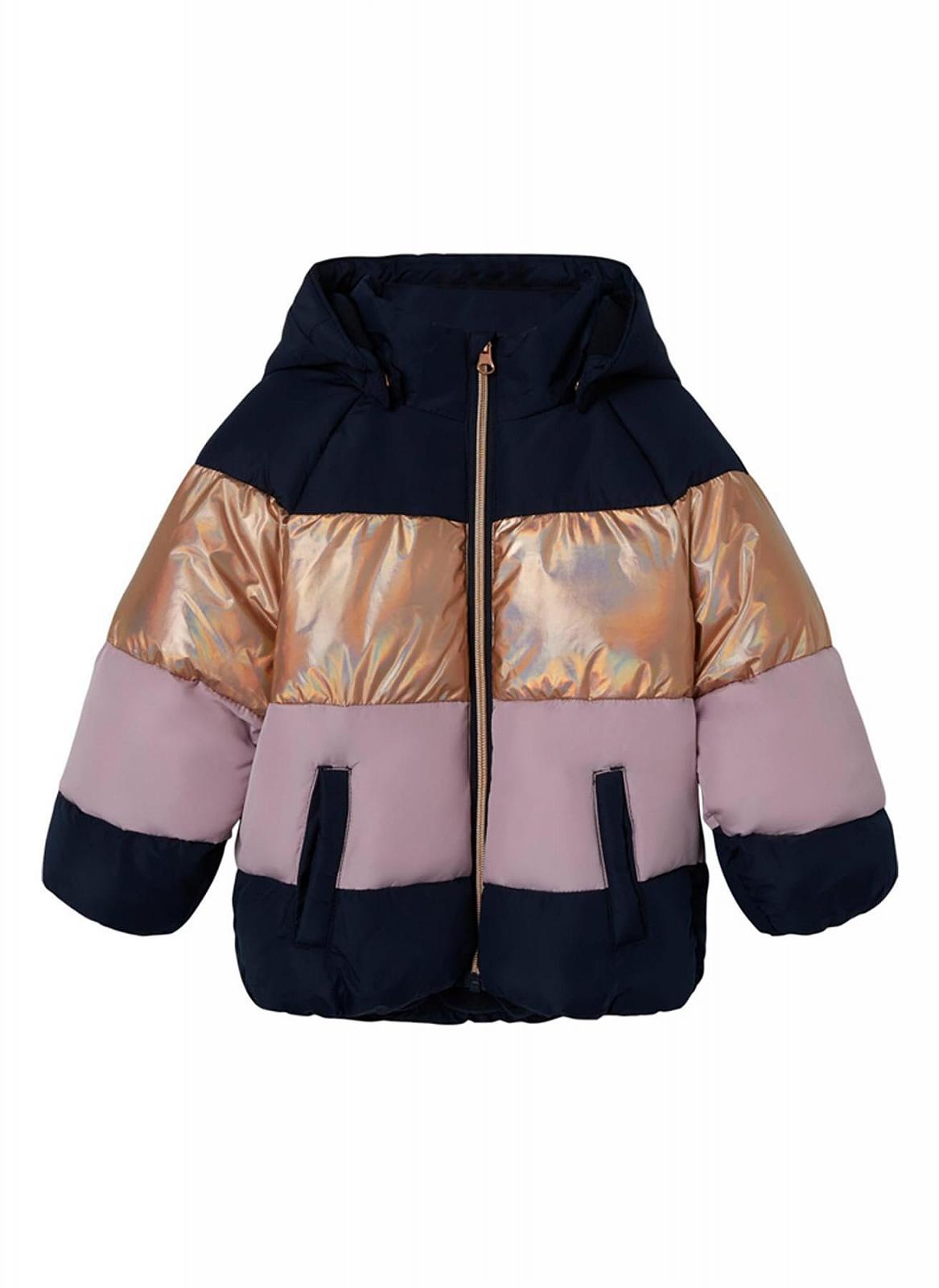 Куртка-пуховик NAME IT для дівчат Nmfmille Puffer Jacket Block Foil, фото №1