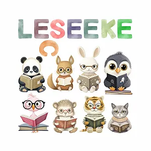 Наклейка на стіну GRAZDesign Reading Corner з тваринами набір 57 x 57 см synthetic.ua - Фото 1