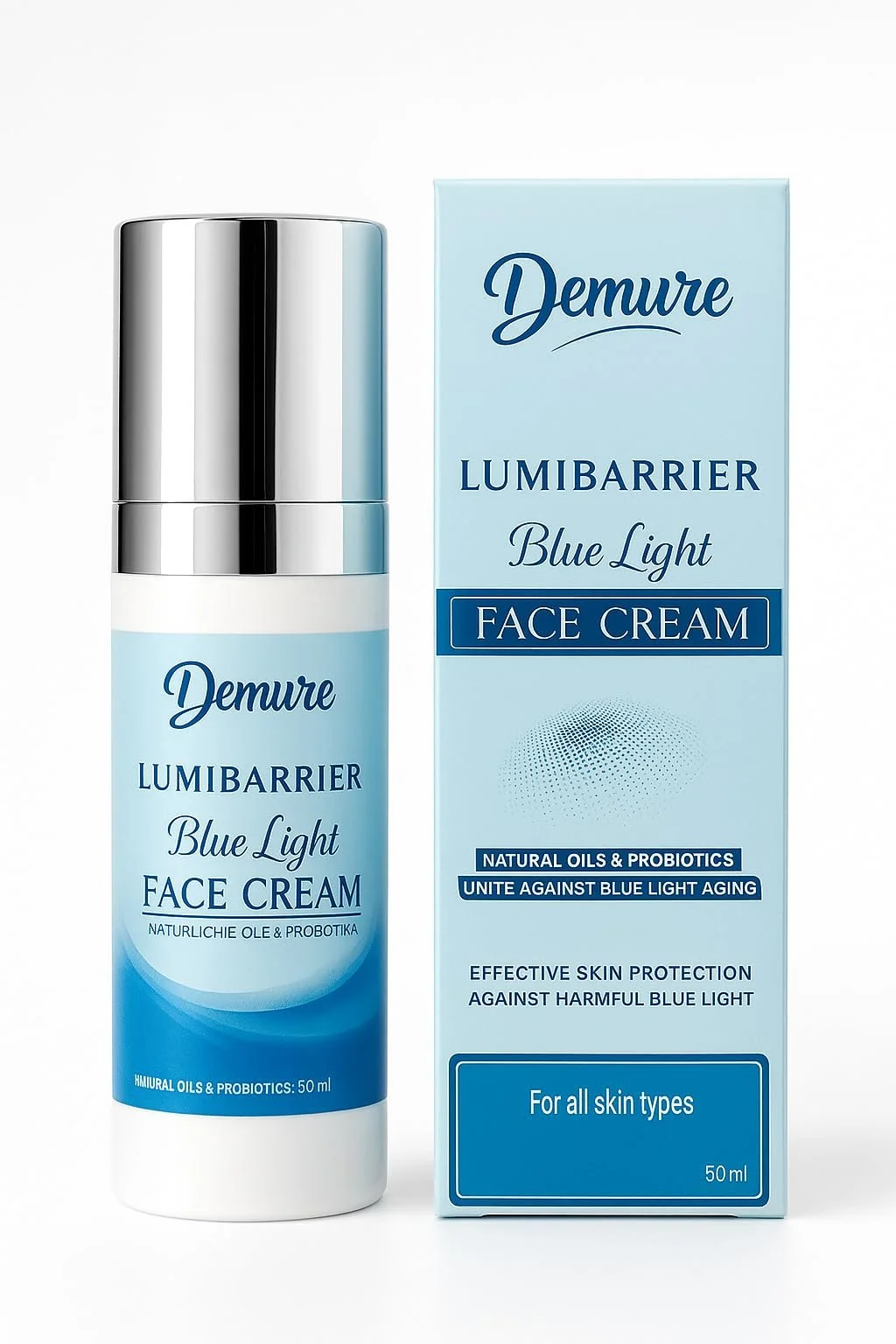 Дневной крем Demure LumiBarrier Anti-Ageing Blue Light Protection 50 мл без запаха, фото №1 Дневной крем Demure LumiBarrier Anti-Ageing Blue Light Protection 50 мл без запаха, фото №1