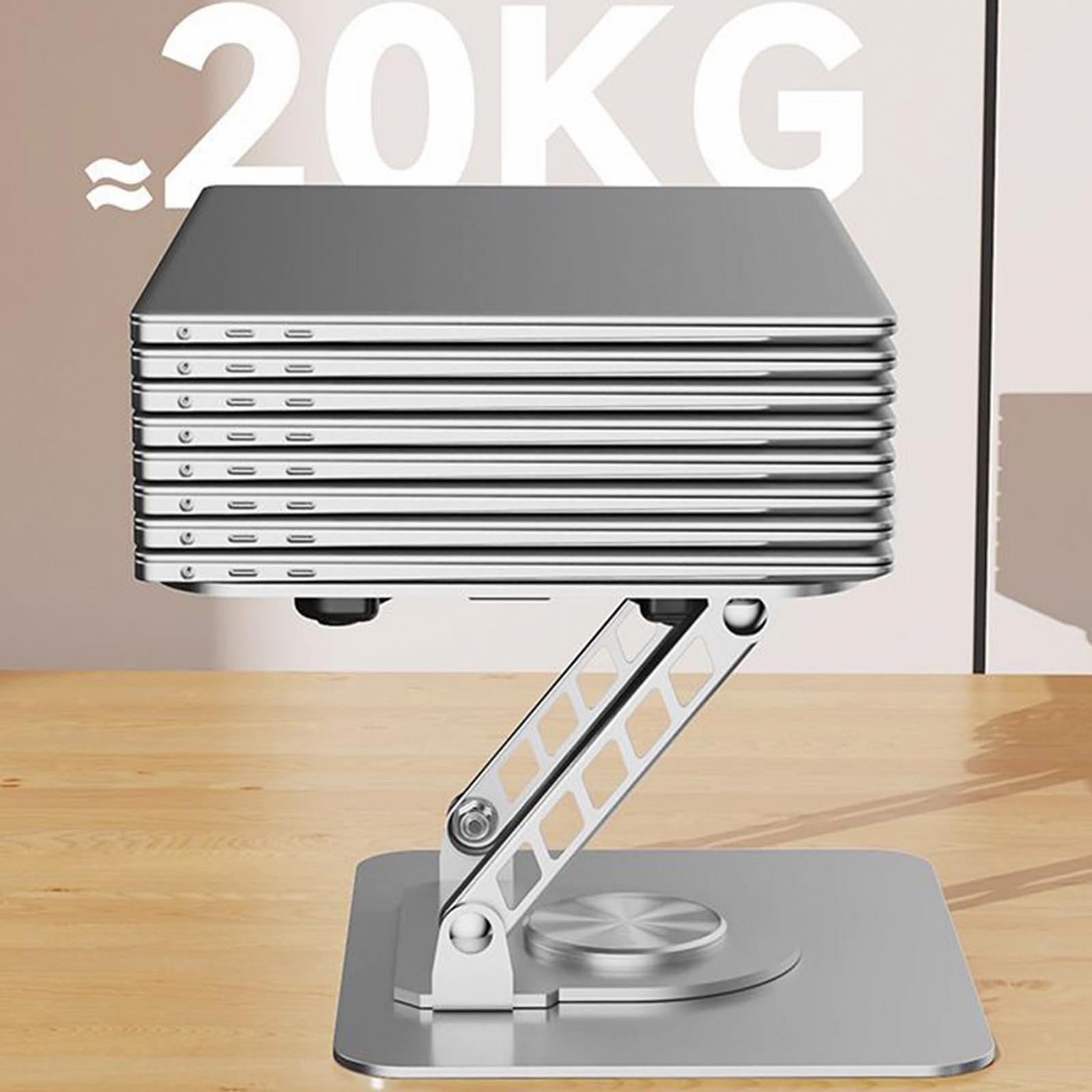 Подставка для ноутбука - Охлаждающая подставка для книг, 24 x 20 x 7 см, Регулируемый кронштейн из углеродистой стали | Складная подставка для компьютера, Профессиональное использование для дома, общежития U, фото №5